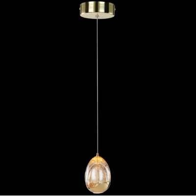 Φωτιστικό Κρεμαστό LED 4,8W 230V 300lm Θερμό Φως Χρυσαφί GOLDEN
